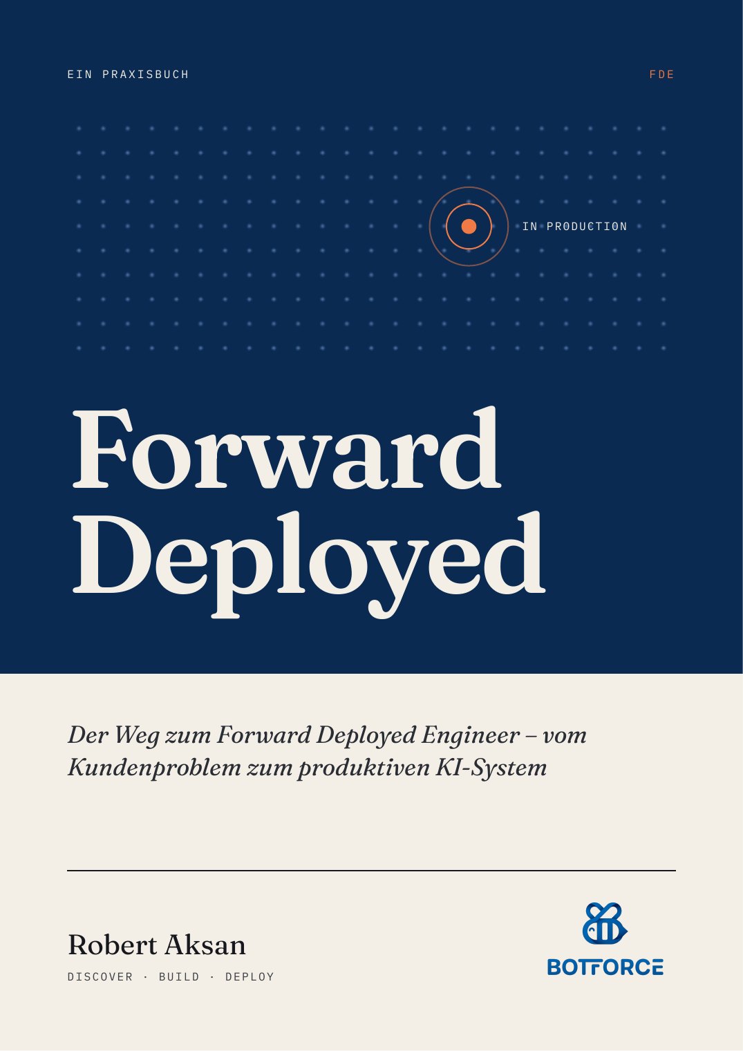 Titelseite des Buchs „Forward Deployed“ von Robert Aksan